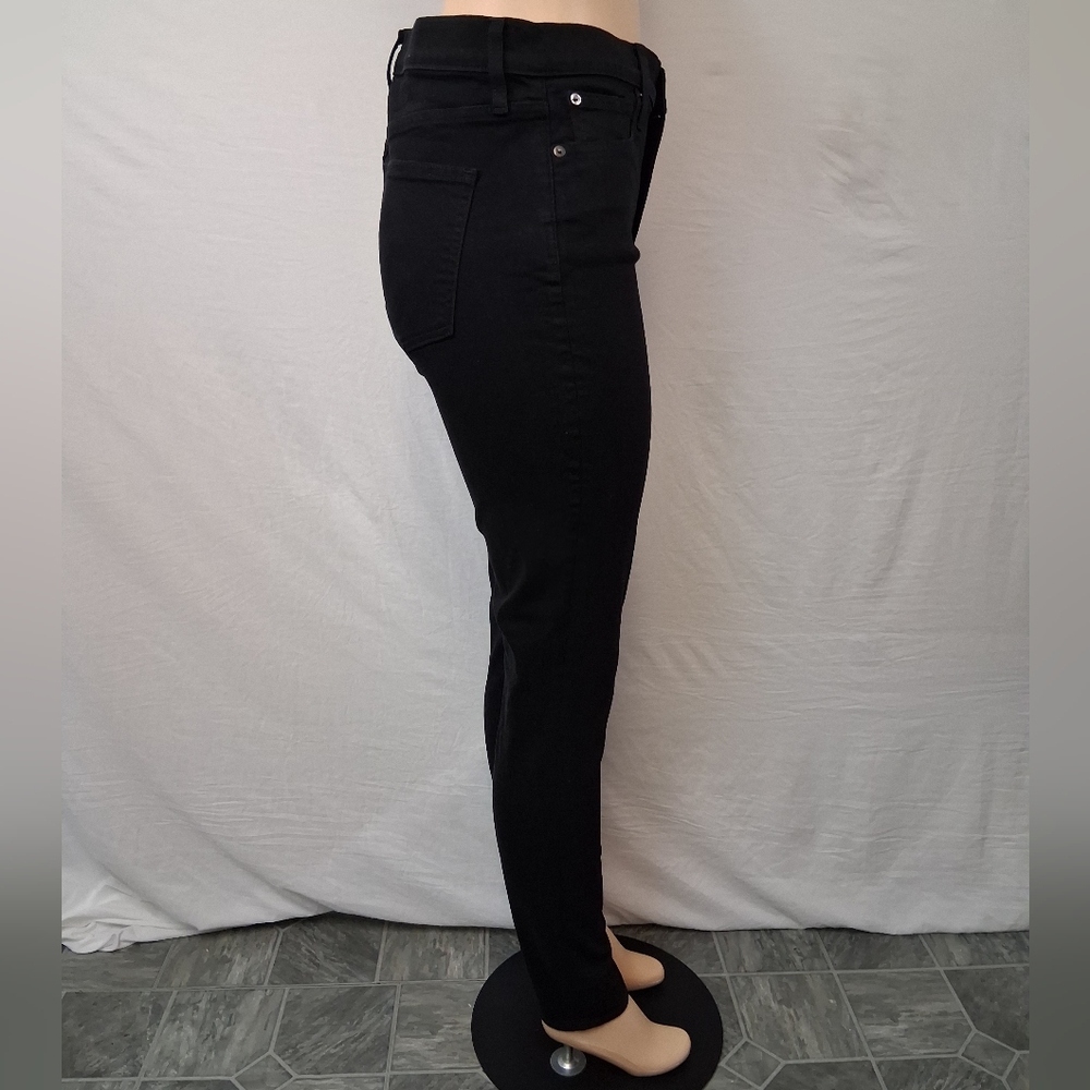 GAP High-Rise Black Skinny Jean Size 30/10 - Picture 6 of 17